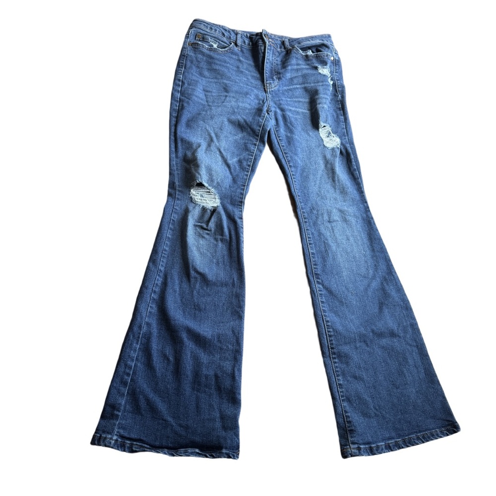 D.jeans flared blue jeans size 6